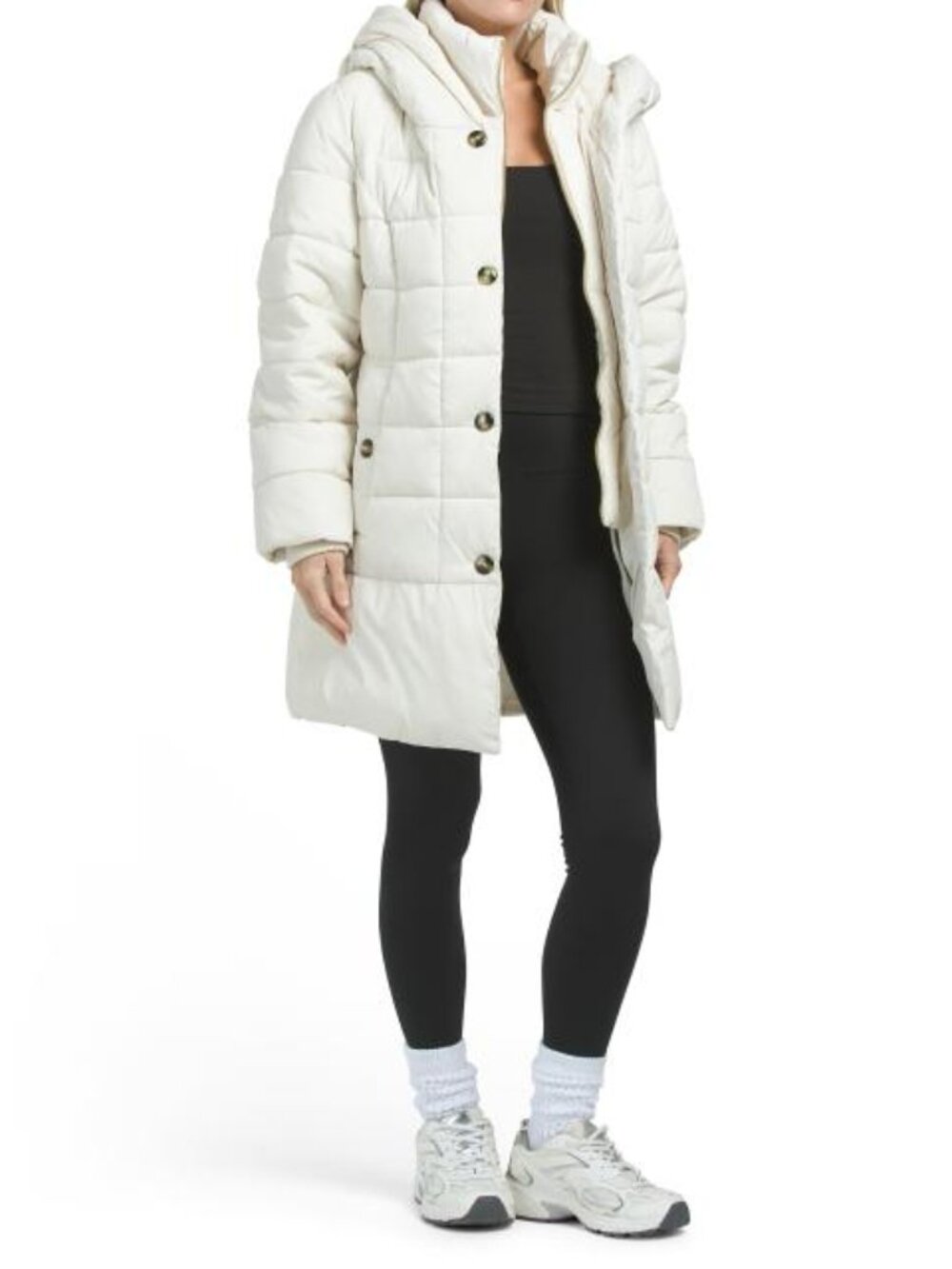 ANNE KLEIN Missy Quarter Hooded Jacket